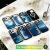 Sea Phone Case For iPhone17,16,15,14,13,12,11 Plus,Pro Magnetic with Magsafe Wireless Charging