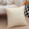 Tiny Vintage Floral Pillow Fresh Pastoral Cushion Cover Throw Pillow Cover Hidden Button Durable Polyester Chair Cushion