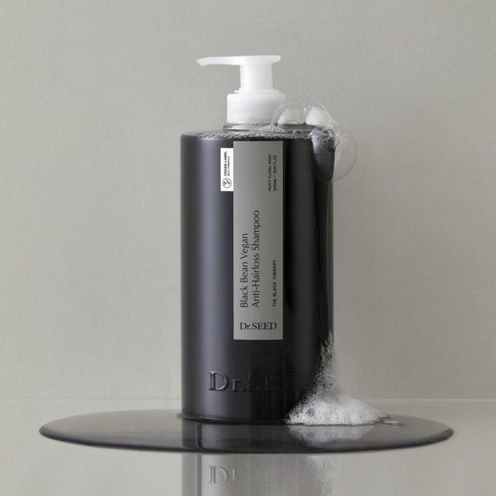 [dr. Seed] Black Bean Vegan Hair Loss Shampoo Large Capacity 1000ml Fruity Floral Musk Fragrance