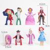Magical Digital Circus 8 Styles Set Q Version Figurine Models, Rabbit Clown Dolls Cartoon Peripherals Cake Ornaments Toy Models
