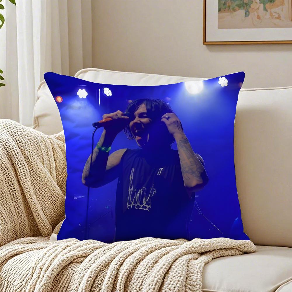 album dark SSleeping with SSirens Cushion Cover Pillowcase Antidustmite living Room Sofa Decor Cushion Room