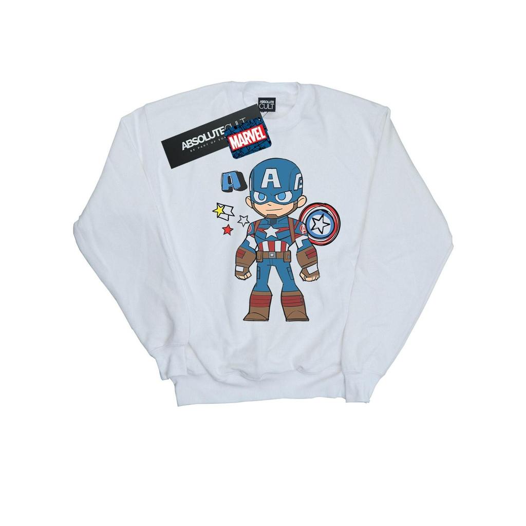 Marvel Mens Captain America Sketch Sweatshirt