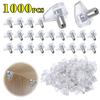 10/1000 PZ Chiodi Fissaggio Laminato Triangolari Chiodi per Mensole Trasparenti Staffa Pannello Vetro Armadio Casa Ferramenta Casa