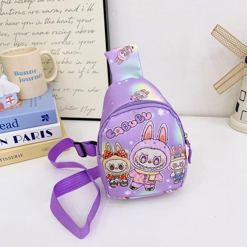 Kids Cartoon Pattern Coin Purse Single Shoulder Crossbody Chest Bag Gift