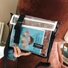 Waterproof Transparent Crossbody Bag Square Casual Shoulder Bag Casual PVC Messenger Bag  Unisex