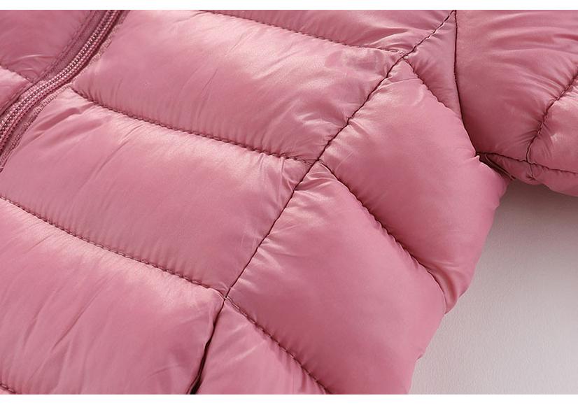 2026 Lightweight Children's Hooded Down Jacket - Boys & Girls Cotton Outerwear