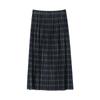 SOFSIL 2026 Summer Pleated Plaid Midi Skirt