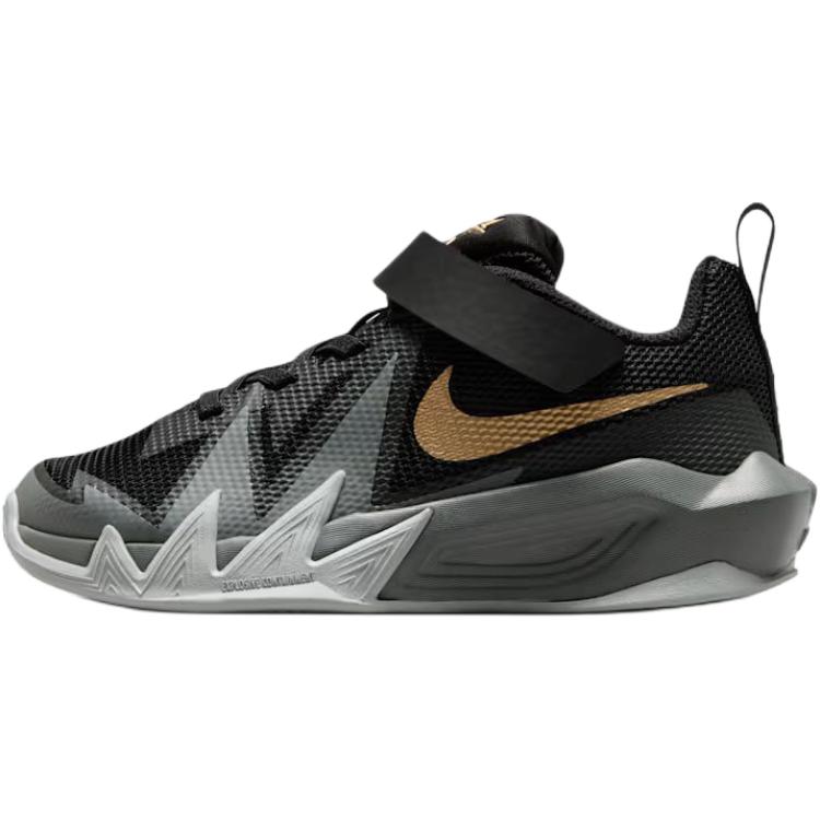 Nike ST Dynamite Breathable Low top Basketball Shoes Black Gray Kids  IH2307-001 29.5