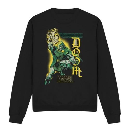 Sweatshirt à manches longues tendance pour adulte unisexe Doctor Doom Méchant