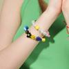 BONBEAU Kitsch Pop Colorful Motive Mix Bracelet Unique Kitsch Color Motif Mix Fashion Bracelet