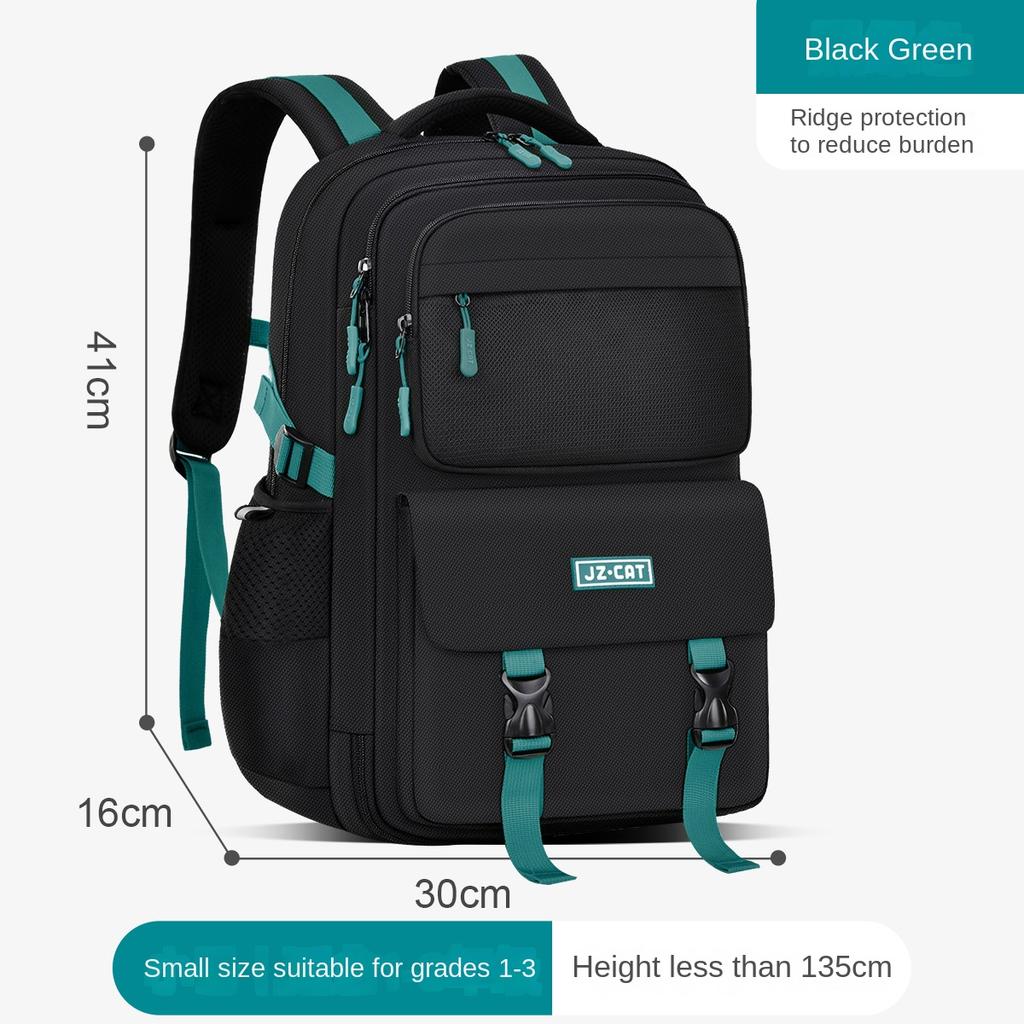 Ny Pojkars Ryggsäck Stor Kapacitet Kylskåpsdörr Vattentät Ryggsäck Skolväska för Grundskole- och Gymnasieelever