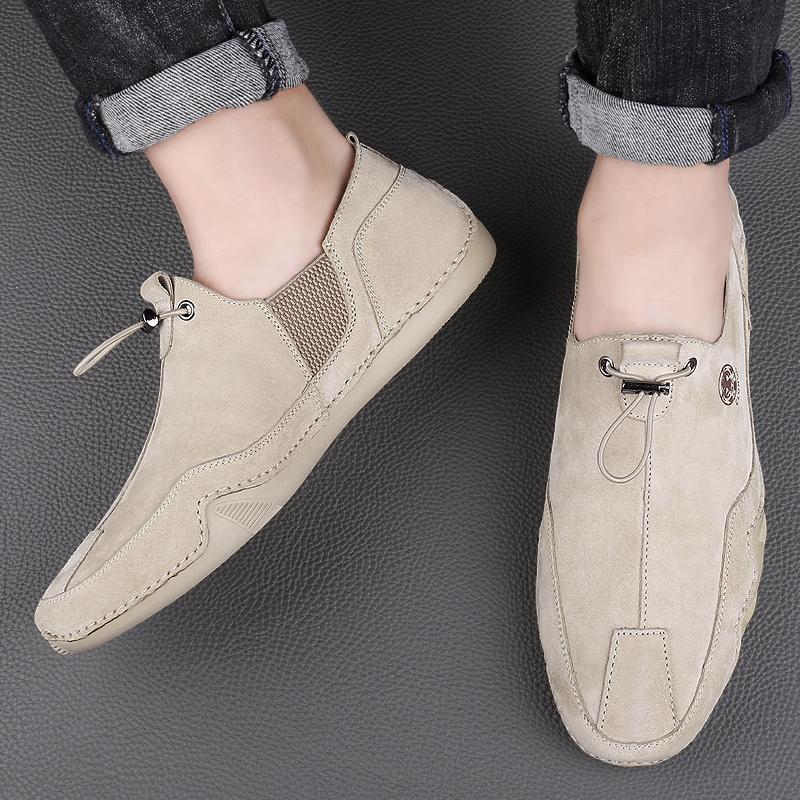 New Arrival Leather Casual Shoes Men 2025 Hot Sale Male Comfortable Driving Shoe Breathable Classic Men's Shoes Loafers