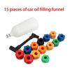 Feb.15 PCS Oil Filler Oil Adding And Oil Changing Tool Car Engine Oil Changing Funnel Oil Filling Funnel Replacement Tool