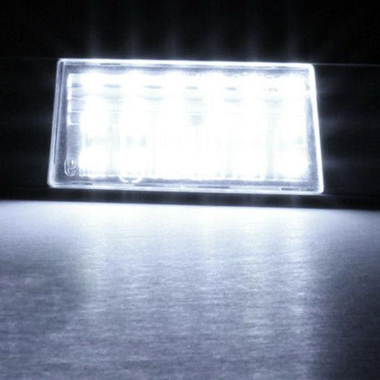 2Pcs Car Number 18Led License Plate Lights For Nissan Qashqai X-Trail Pathfinder