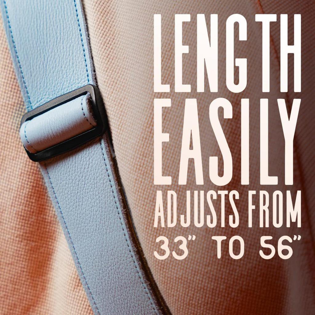 Leathers Suede Leather Guitar Dark Brown Levy's Strap,