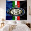 Inter Milan Wall Decor Tapestry Art For Pet Memorial Birthdaywedding Party Backdrop Family Gift