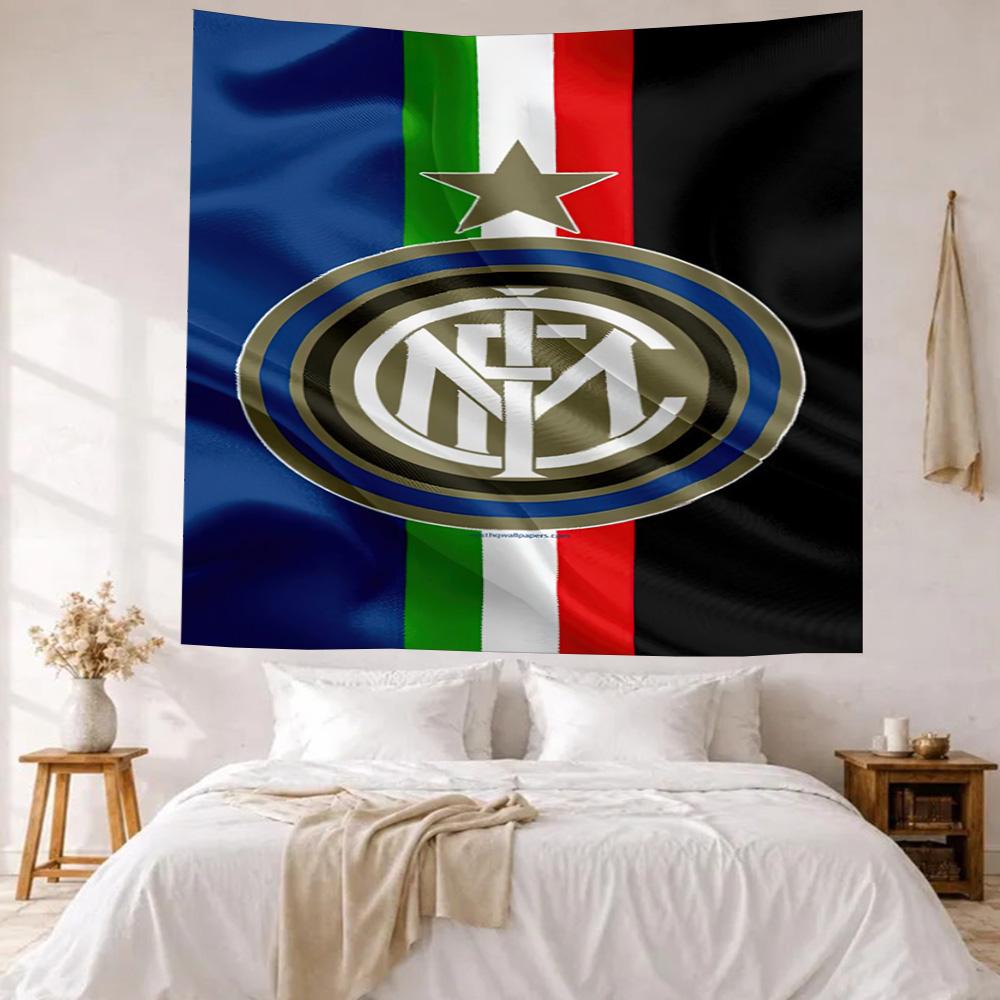 Inter Milan Wall Decor Tapestry Art For Pet Memorial Birthdaywedding Party Backdrop Family Gift