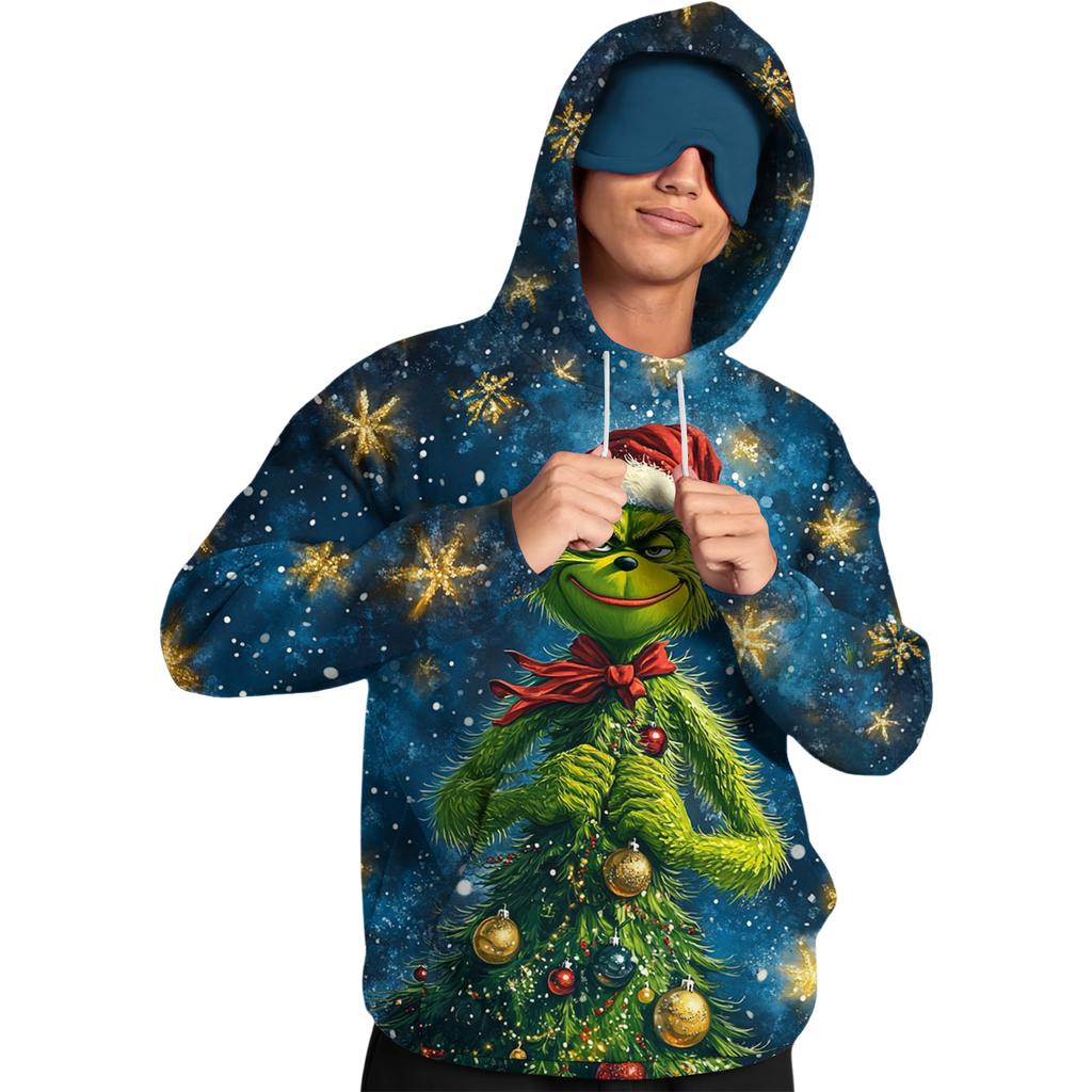 Men's Fleece Hoodie Casual Long Sleeve Sweatshirt