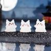 6Pcs Luminous Cartoon Cat Animal Miniatures Glow in the Dark Ornaments Fairy Garden Decoration Moss Terrarium Micro Landscape