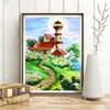 5D DIY Diamond Embroidery Lighthouse Full Drill Diamond Painting Landscape
