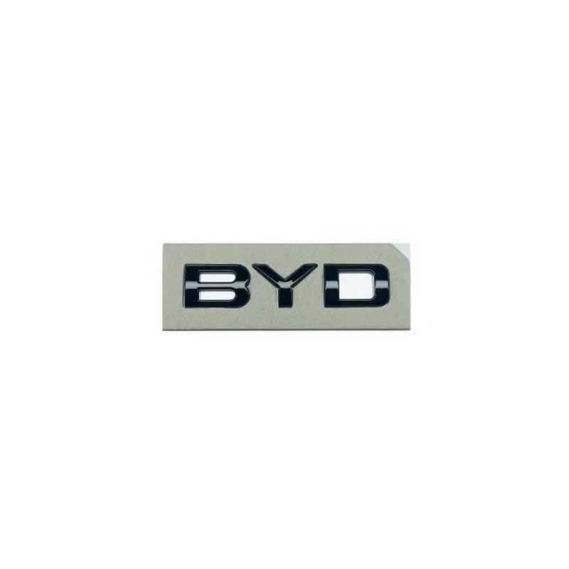 3D ABS כרום שחור לוגו BYD סמל אותיות Stiker רכב תא מטען תג עבור BYD חותם צ'ין האן שיר בתוספת ATTO3 חותם U אביזרים