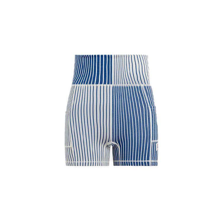 Kith X Wilson Samarbeid Fargeblokk Stripete Rett Ben Casual Shorts Dame shorts Blå-Kvarts W91W314611WNVJ