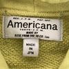 Americana Sweatshirt Tunic Dress Women’s FREE Yellow Japan(USED)