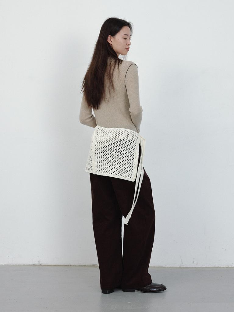 HUNCH Layered Wrap Knit (2Colors)