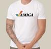 Amiga T Shirt Retro 80s Commodore Home Computer Video Game Atari Amstrad GT048