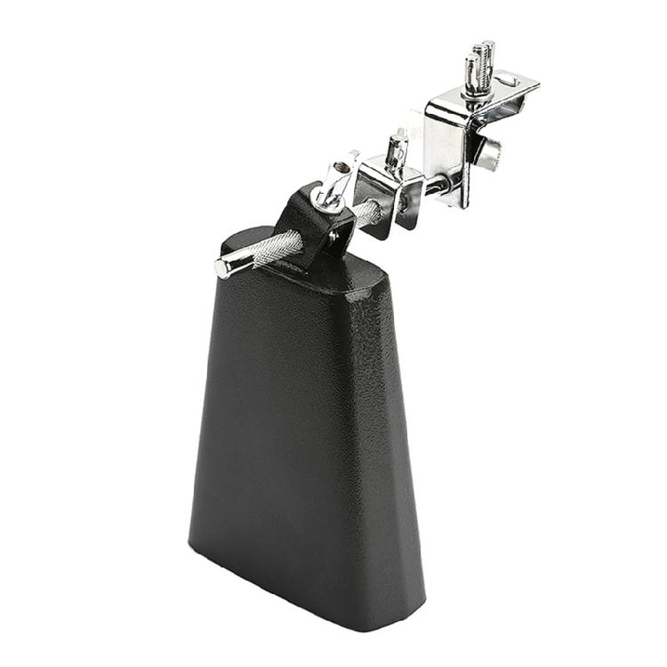 Metal Cowbell & Mount Holder Kit Hoop Mounted Cowbell Clamp Drum Hardware