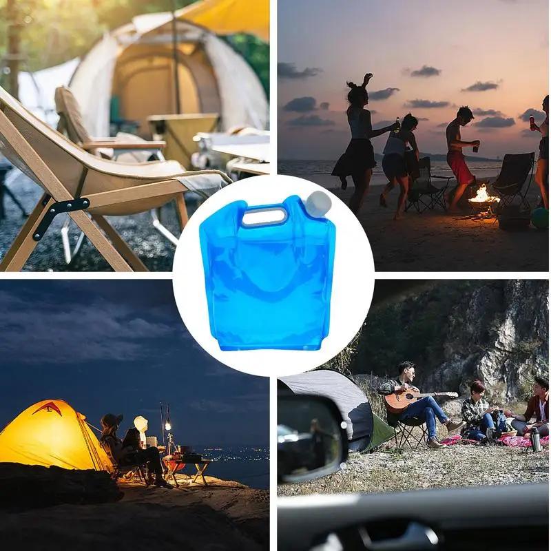 5L/10L Opakovaně použitelné ledové sáčky Suché mrazicí sáčky s kohoutkem Velkokapacitní ledová lázeň Mrazicí sáček pro kempování Turistiku Nápoje Vodní sáčky