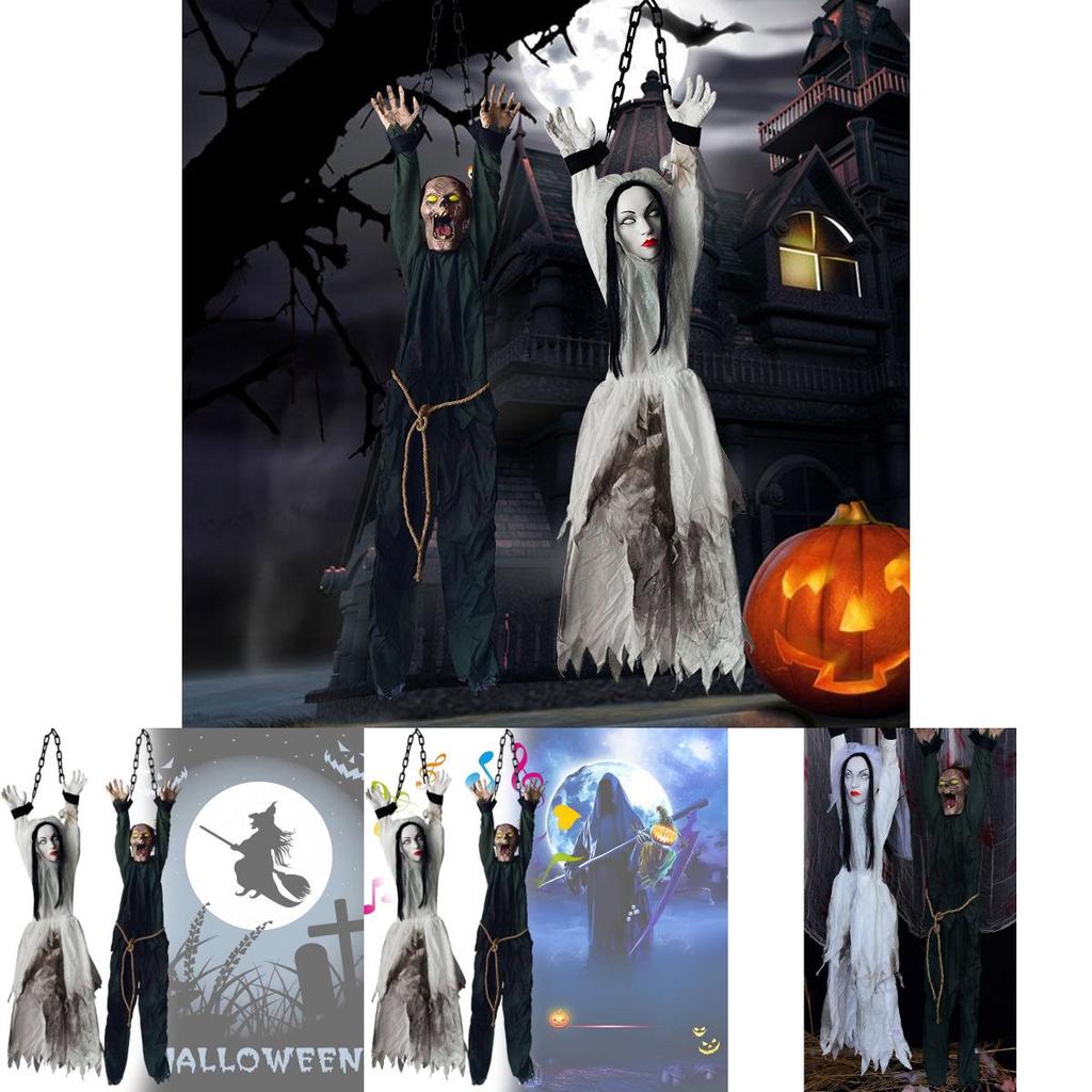 Toy Electric Halloween Decoration Bundle Hand Vibration Ghost Lifting Props