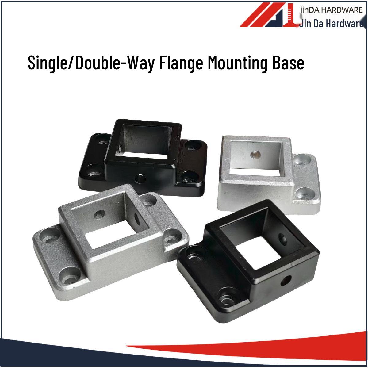 

3030/4040 Aluminum Profile Four-Way Mounting Bracket Square Flange Base 40 Double Flange Bracket