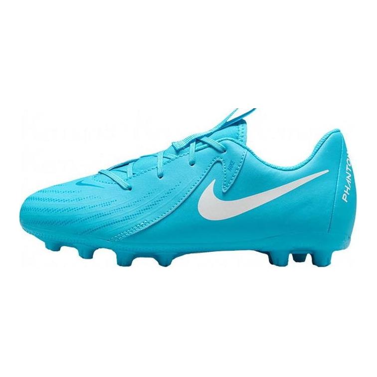 Nike Jr Phantom GX II Academy Comfortable Lightweight Durable Low-Top Kids Soccer Shoes Kids Soccer Shoes Blue FJ2602-400