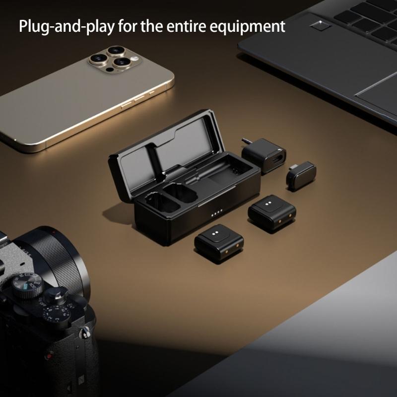 Magnetic Clip On Wireless Microphones Featuring Clear Sound Capture And Stable Signal Transmission