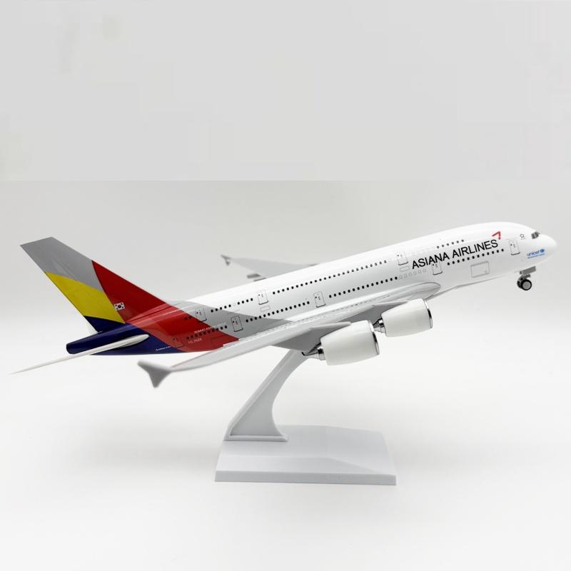 Display Scale Aircraft A380 Model 30cm Korean Air Airways Resin Airplane Collection Boutique Home Decoration Plane Gift