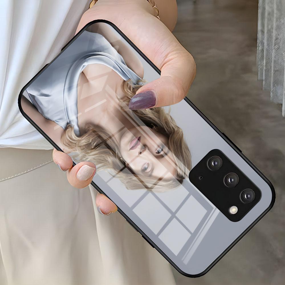 

S-Sydney S-Sweeney Phone Case For Samsung S26 S25 S24 FE S23 S22 S21 Plus S20 Ultra Note20Ultra Black Glass Cover Galaxy S23 plus