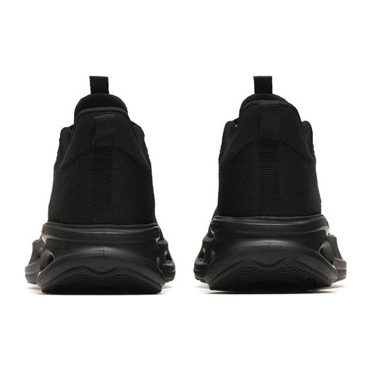 New Anta Slip Resistant, Abrasion Resistant, Lightweight Low Top Running Shoes Women's Black 122315575-2