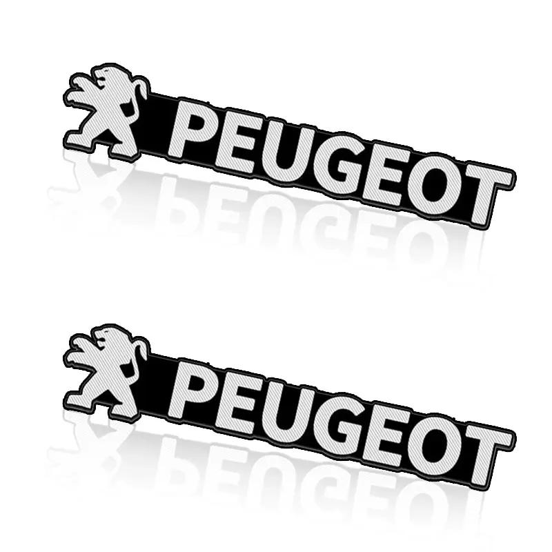 Für Peugeot Neue Auto Audio Dekoration 3D Aluminium Abzeichen Emblem Aufkleber Für Peugeot 308 307 206 208 207 3008 508 407 2008 5008 106 S