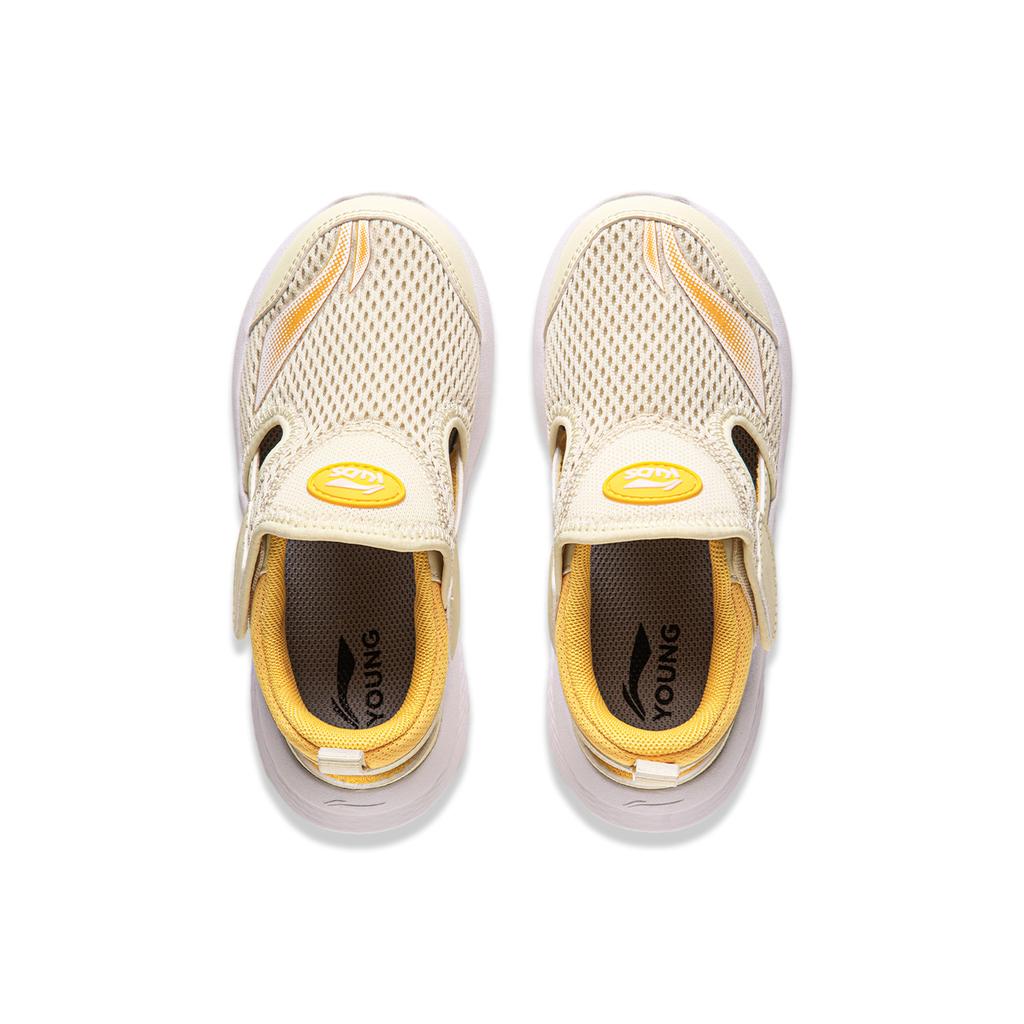 Li Ning Kids Fashion Casual Shoes Kids Casual Shoes Cloud-Apricot Amber-Yellow YKNT138-13