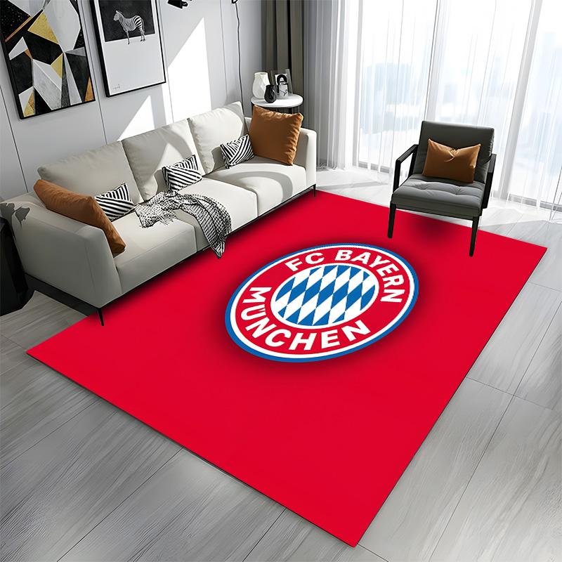 FC Bayern Munich Logo Design Patterned carpet a non slip rug suitable for all seasons and any setting, gift