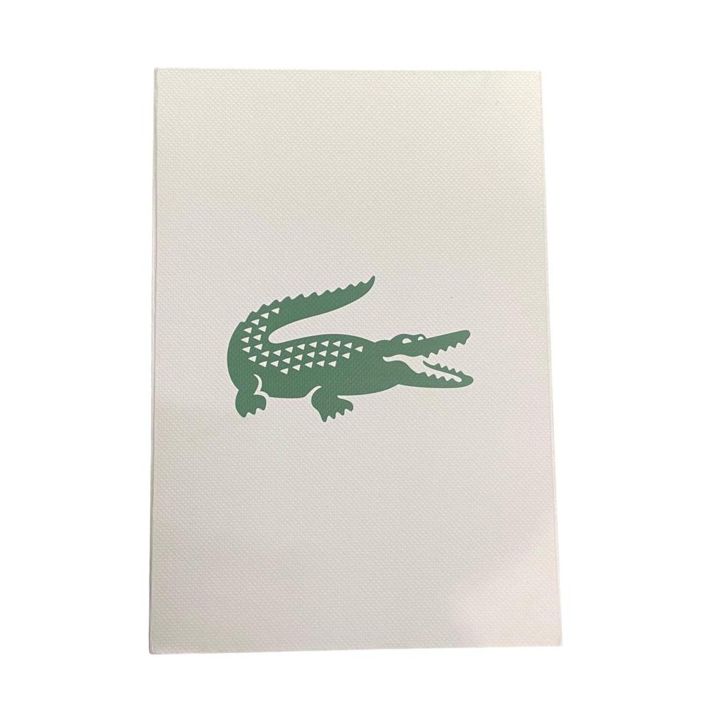Used [New and unused] [Box/with tags] LACOSTE Outline Clock Crew Neck T-Shirt Heavy Weight Short Sleeve T-Shirt TH5582-99 Gray CCA / Silver Gray 100%
