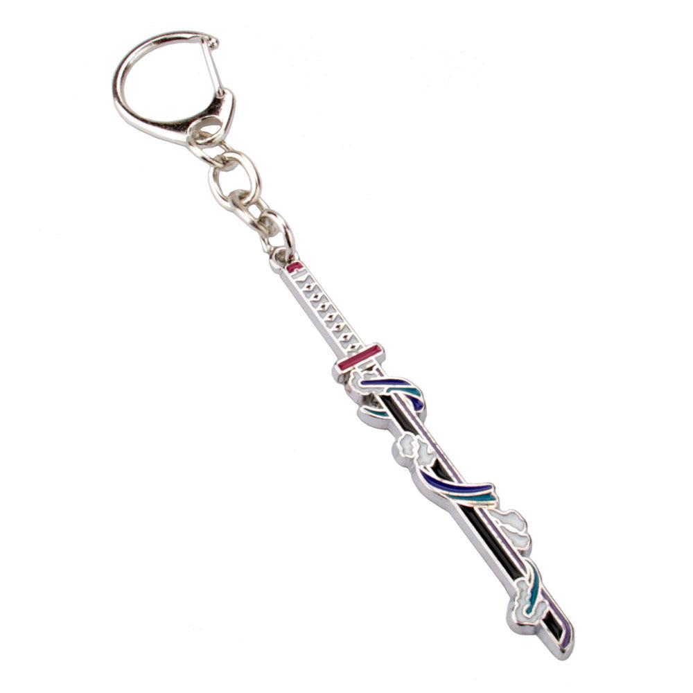 Demon Slayer Tanjiro & Shinobu Nyckelring Hänge – 9 Pelare Svärd Tillbehör