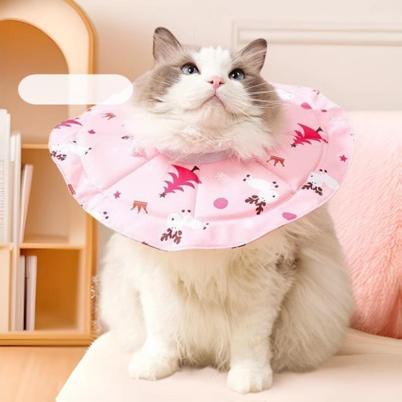 Cat pet neck collar collar deformable anti-scratch collar
