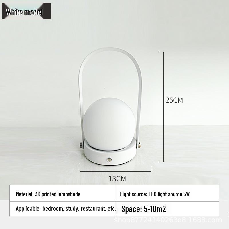 Danish Touch Lamp: Bedside, Desk, Camping & Bar Atmosphere
