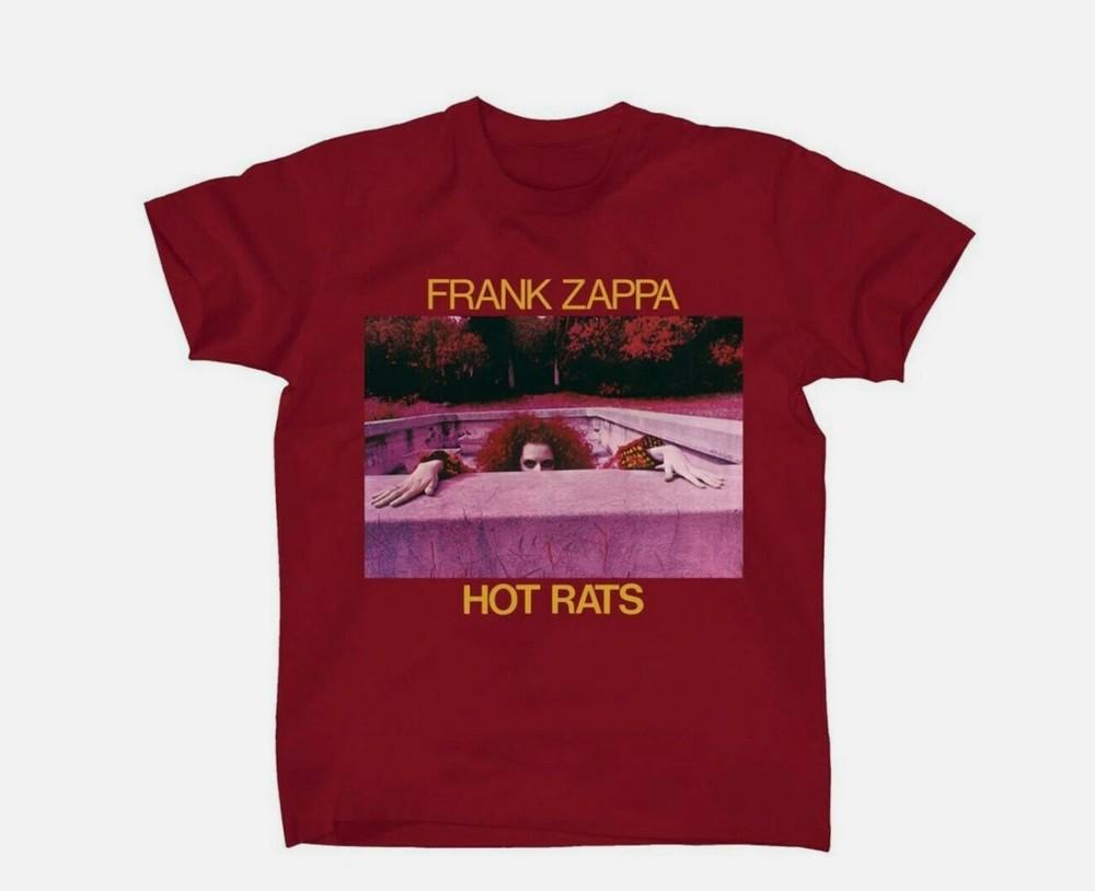 

Frank Zappa Hot Rats Album T shirt Red Retro Size S To 5XL Unisex T-Shirt XL