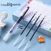 12-Color Quick-Drying Large Capacity Rollerball Pens, 0.5mm Ink, Cute Multi-Color Set