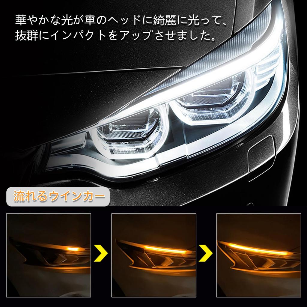 GZRUICA Sequential Turn Signal Flowing Turn Signal Flowing LED Tape