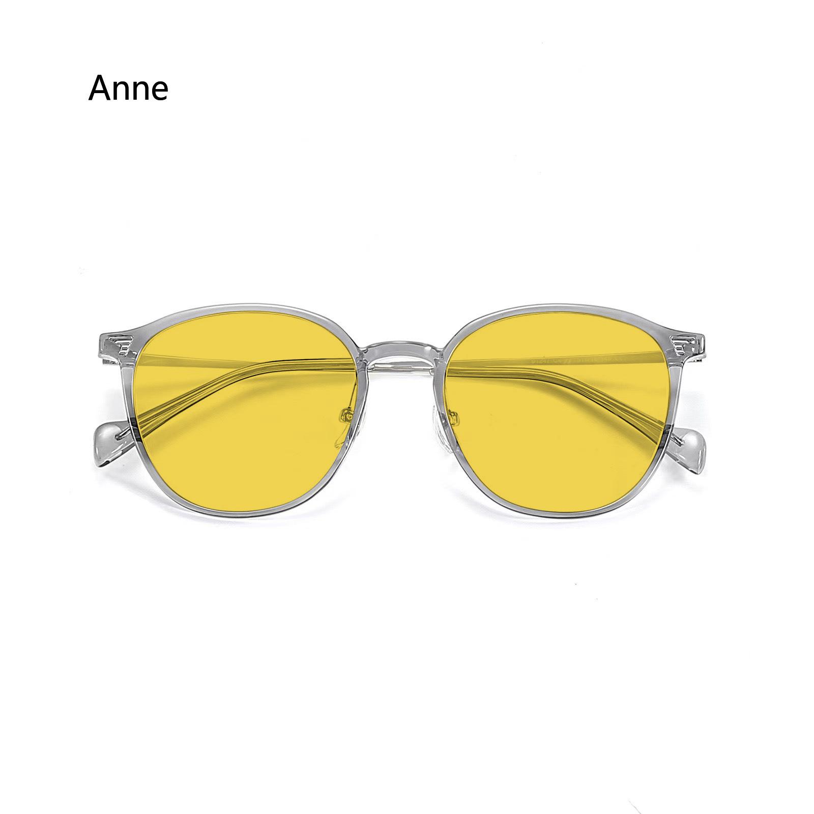 

Роскошные очки ночного видения TR90 для вождения на открытом воздухе UV400 мужские и женские квадратные очки с защитой от синего света