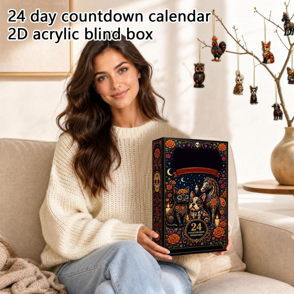 2D Acrylic -Day Countdown Calendar Design for Counting Down to a Special Day